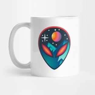 Alien Color Tattoo Mug